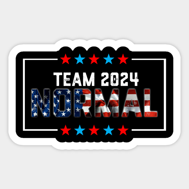 team 2024 normal Team 2024 Normal Sticker TeePublic